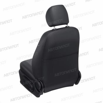 14 499 р. Чехлы на сиденья Ромб (к. Comfort Luxe экокожа) Автопилот  Уаз Патриот  23632 (2016-2025) 2-ой рестайлинг пикап (черный/серый)  с доставкой в г. Владивосток. Увеличить фотографию 6