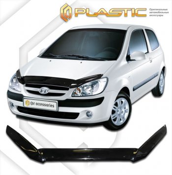 Дефлектор капота CA-Plastic Hyundai (Хюндаи) Getz (Гетс)  TB (2005-2011) TB хэтчбэк 3 дв. рестайлинг