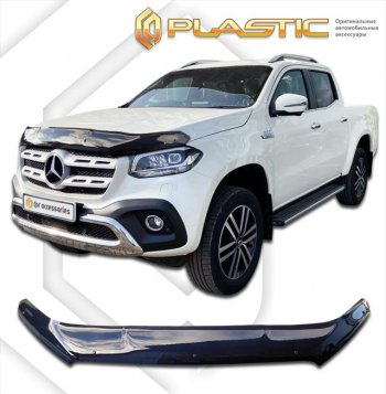 Дефлектор капота CA-Plastic Mercedes-Benz (Мерседес-Бенс) X class (Х)  W470 (2017-2020) W470