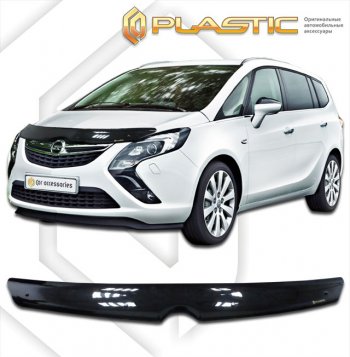 Дефлектор капота CA-Plastic Opel (Опель) Zafira (Зафира)  С (2011-2016) С дорестайлинг