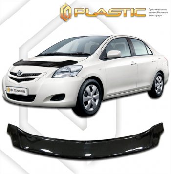 Дефлектор капота CA-Plastic Toyota (Тойота) Yaris (Ярис)  XP90 (2006-2011) XP90 седан дорестайлинг, седан рестайлинг