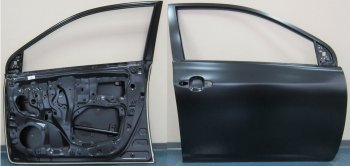 16 799 р. Правая дверь передняя BodyParts  Toyota Corolla  E150 (2006-2010) седан дорестайлинг (Неокрашенная)  с доставкой в г. Владивосток. Увеличить фотографию 1