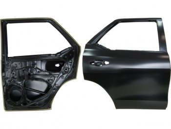 22 499 р. Правая дверь задняя BodyParts  Toyota Fortuner  AN160 (2015-2020) дорестайлинг (Неокрашенная)  с доставкой в г. Владивосток. Увеличить фотографию 1