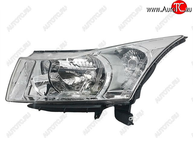 5 799 р. Левая фара (c электрокорректором) BODYPARTS  Chevrolet Cruze  J300 (2009-2012) седан дорестайлинг  с доставкой в г. Владивосток