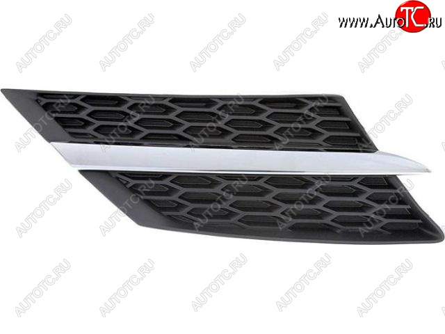 1 429 р. Правая решетка радиатора BodyParts  Toyota RAV4  XA40 (2012-2015) 5 дв. дорестайлинг (хром серый)  с доставкой в г. Владивосток