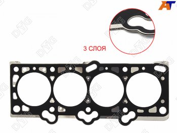 2 099 р. Прокладка ГБЦ G4GCG4GB 1,82,0(металл) DYG Hyundai Coupe (2002-2008)  с доставкой в г. Владивосток. Увеличить фотографию 2
