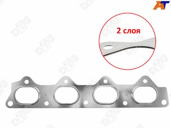 Прокладка выпускного коллектора 4GJP 2,0 DYG Hyundai Sonata Y3 дорестайлинг (1993-1996)