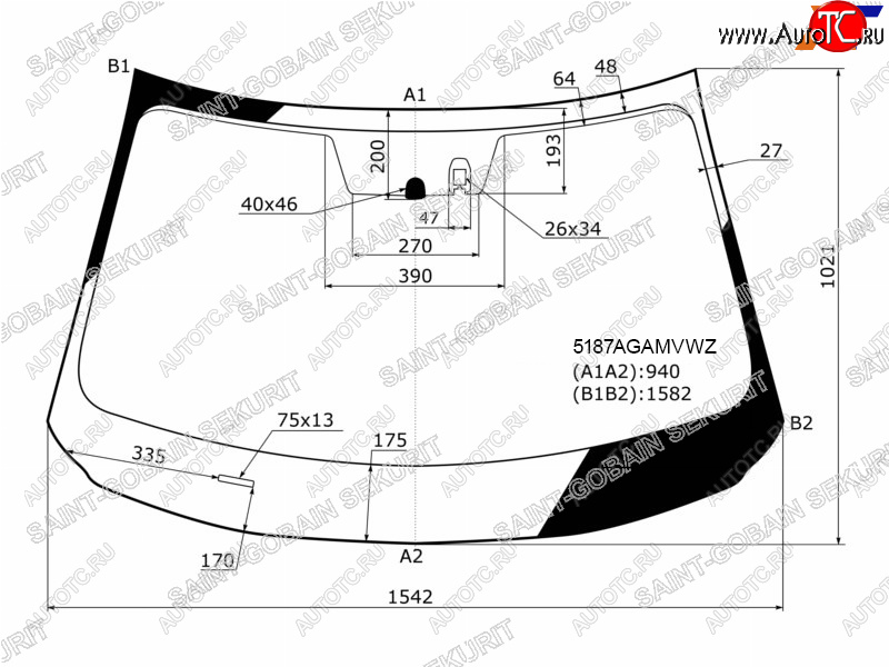 27 949 р. Стекло лобовое (Датчик дождя Молдинг) SAINT-GOBAIN SEKURIT Mazda CX-5 KF (2016-2024)  с доставкой в г. Владивосток