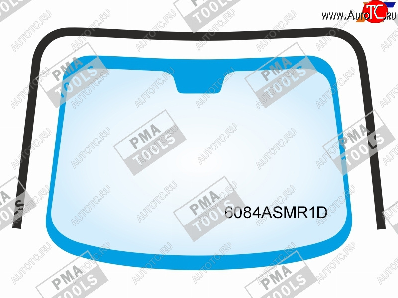 3 399 р. Молдинг лобового стекла PMA Nissan Qashqai 2 J11 дорестайлинг (2013-2019)  с доставкой в г. Владивосток