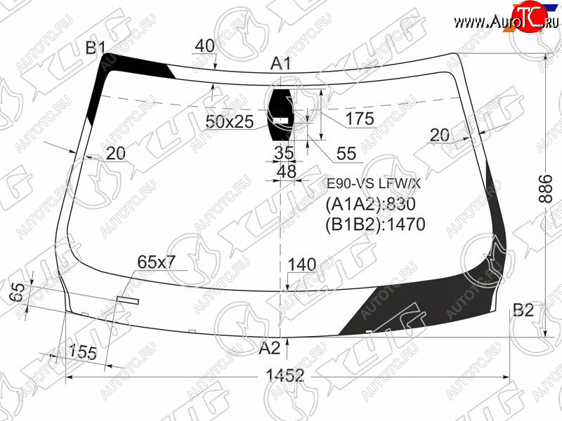 6 999 р. Стекло лобовое (Датчик дождя) XYG  BMW 3 серия ( E90,  E91) (2004-2012) седан дорестайлинг, универсал дорестайлинг, седан рестайлинг, универсал рестайлинг  с доставкой в г. Владивосток