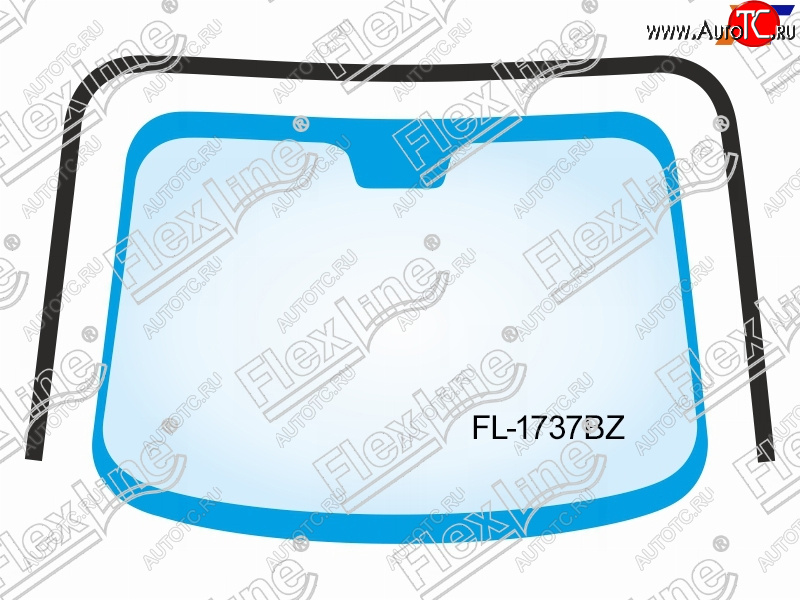 2 669 р. Молдинг лобового стекла (П-образный) FLEXLINE Chevrolet Captiva  дорестайлинг (2006-2011)  с доставкой в г. Владивосток