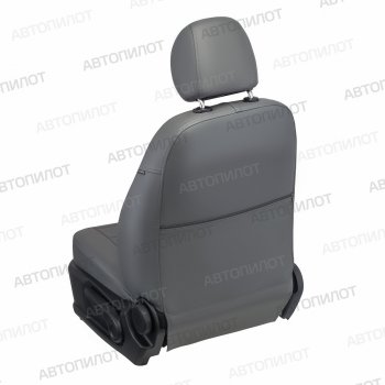 13 849 р. Чехлы сидений (экокожа) Автопилот  Chevrolet Aveo ( T200,  T250) (2002-2011) хэтчбек 5 дв, хэтчбек 5 дв рестайлинг (серый)  с доставкой в г. Владивосток. Увеличить фотографию 3