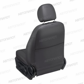 14 249 р. Чехлы сидений (экокожа) Автопилот  Chevrolet Aveo ( T200,  T250) (2002-2011) хэтчбек 5 дв, хэтчбек 5 дв рестайлинг (темно-серый)  с доставкой в г. Владивосток. Увеличить фотографию 3