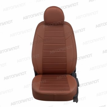 13 849 р. Чехлы сидений (экокожа/алькантара) Автопилот  Ford C-max  Mk1 (2003-2010) доресталинг, рестайлинг (коричневый)  с доставкой в г. Владивосток. Увеличить фотографию 5