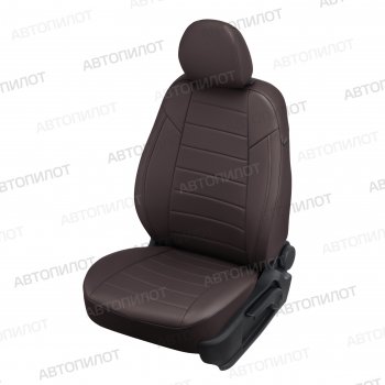 14 249 р. Чехлы сидений (экокожа) Автопилот  Ford Grand C-Max  C344 (2010-2015) (черный/шоколад)  с доставкой в г. Владивосток. Увеличить фотографию 10