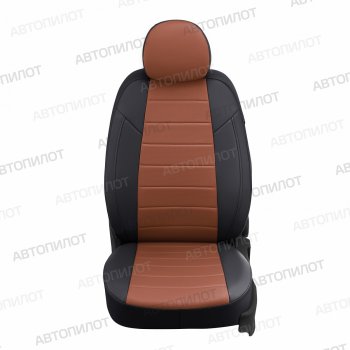 13 849 р. Чехлы сидений (экокожа) Автопилот  Ford Explorer  U251 (2006-2010) 5 дв. (черный/коричневый)  с доставкой в г. Владивосток. Увеличить фотографию 3