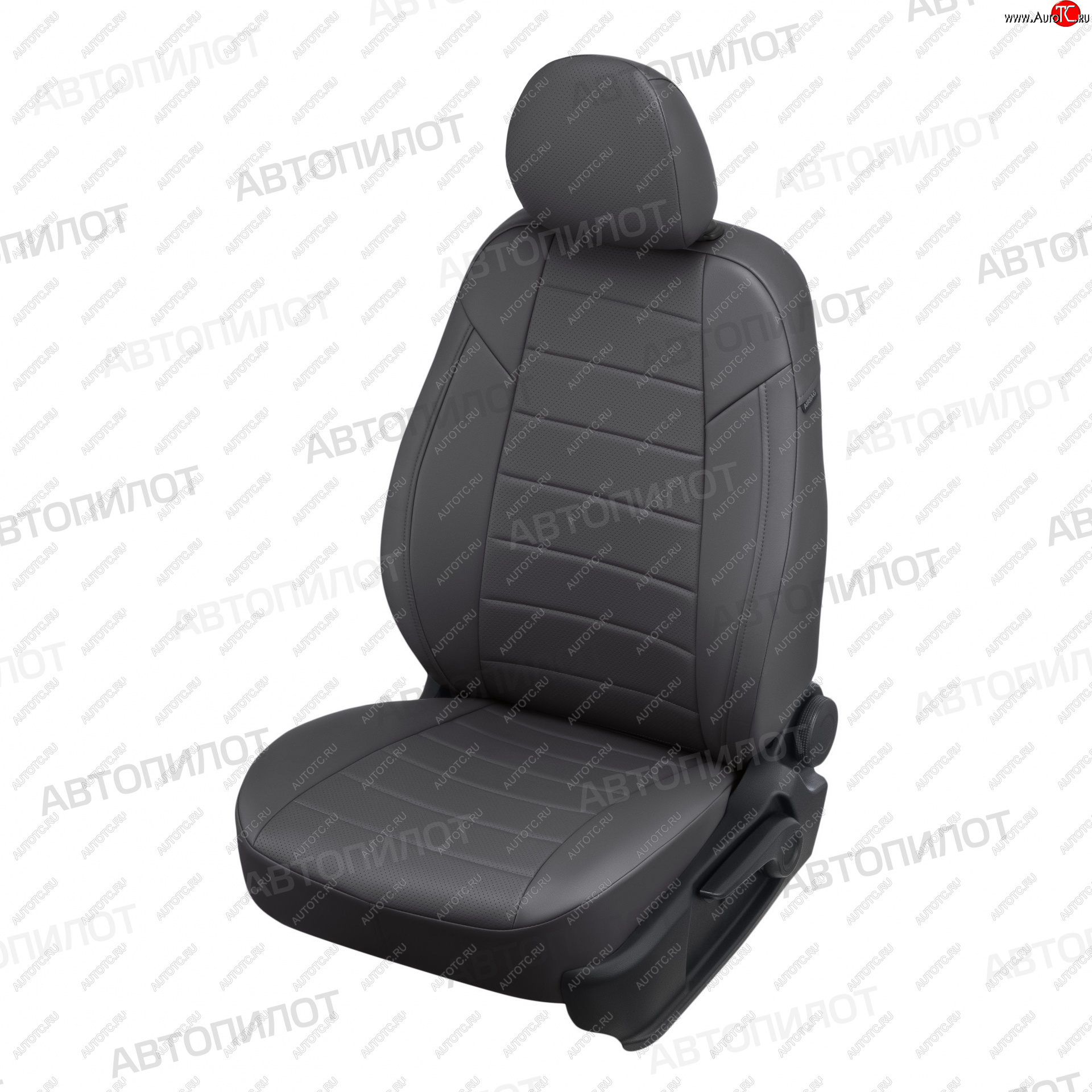 13 849 р. Чехлы сидений (экокожа) Автопилот  Ford S-Max  CJ (2014-2019) (темно-серый)  с доставкой в г. Владивосток