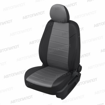 13 849 р. Чехлы сидений (экокожа, Comfort) Автопилот  Haval H9 (2019-2021) 2-ой рестайлинг (черный/серый)  с доставкой в г. Владивосток. Увеличить фотографию 1