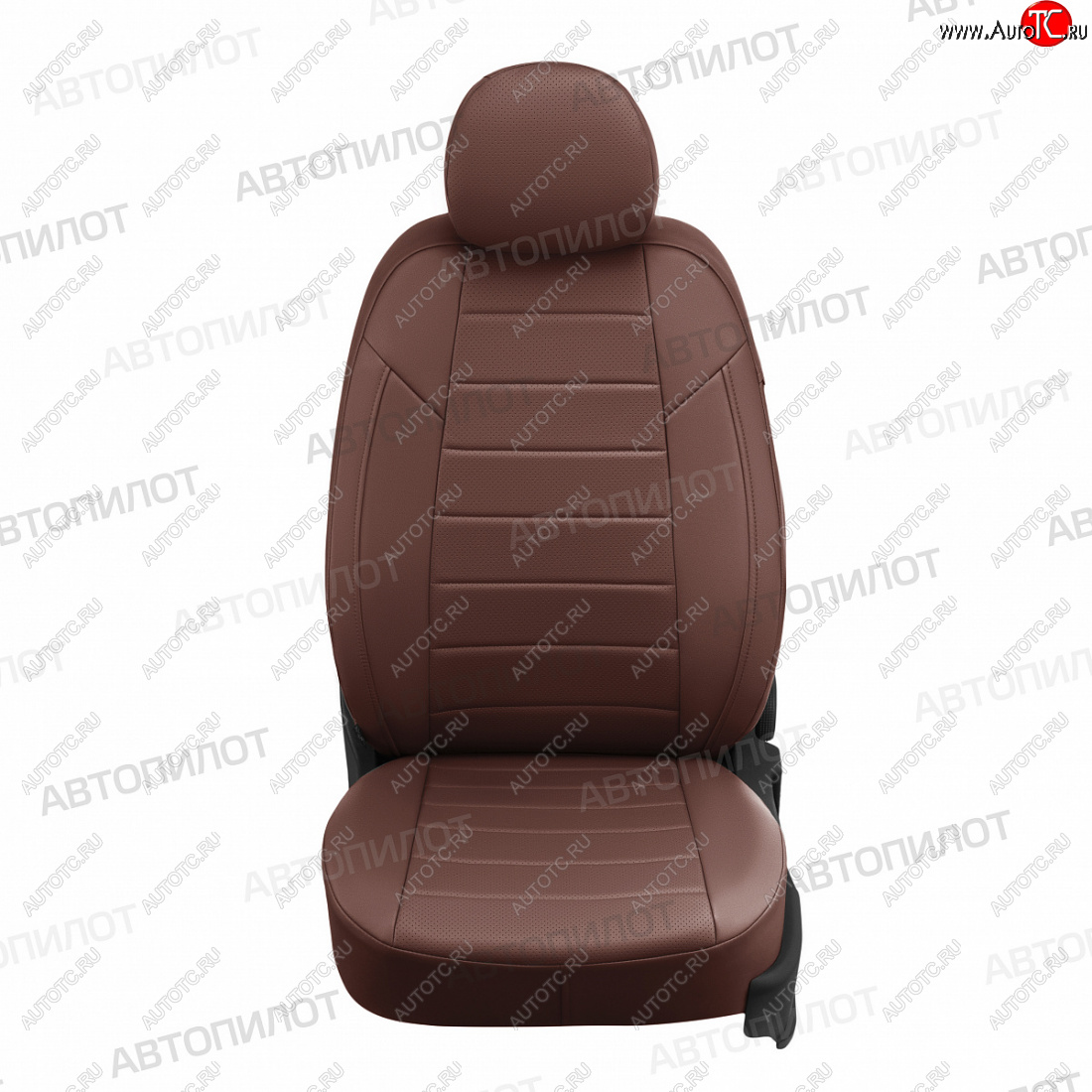 14 249 р. Чехлы сидений (экокожа, 40/60, Classic/Comfort/Luxe) Автопилот  KIA Ceed  3 CD (2018-2025) универсал, хэтчбэк (темно-коричневый)  с доставкой в г. Владивосток