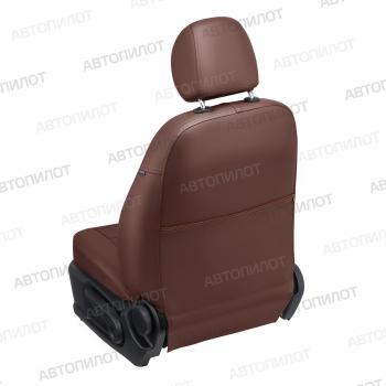 13 849 р. Чехлы на сиденья Экокожа (к. Comfort Luxe экокожа) Автопилот  Уаз Патриот ( 23632,  3163 5 дв.) (2016-2025) 2-ой рестайлинг пикап, 2-ой рестайлинг (темно-коричневая)  с доставкой в г. Владивосток. Увеличить фотографию 5