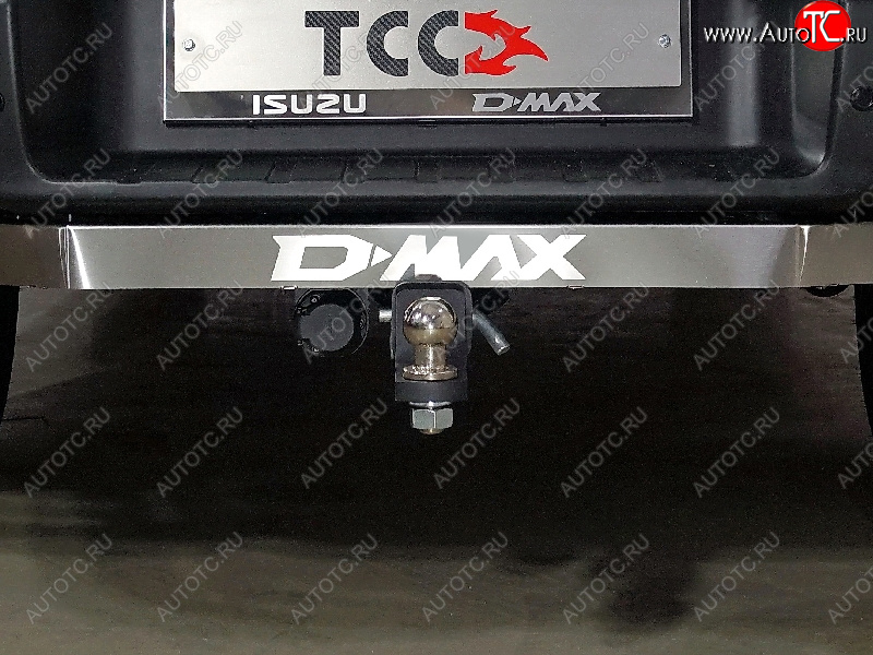 21 549 р. Фаркоп (тягово-сцепное устройство) TCC Тюнинг  Isuzu D-Max  RG (2020-2023) DoubleCab (оцинкованный, шар E, надпись D-MAX)  с доставкой в г. Владивосток