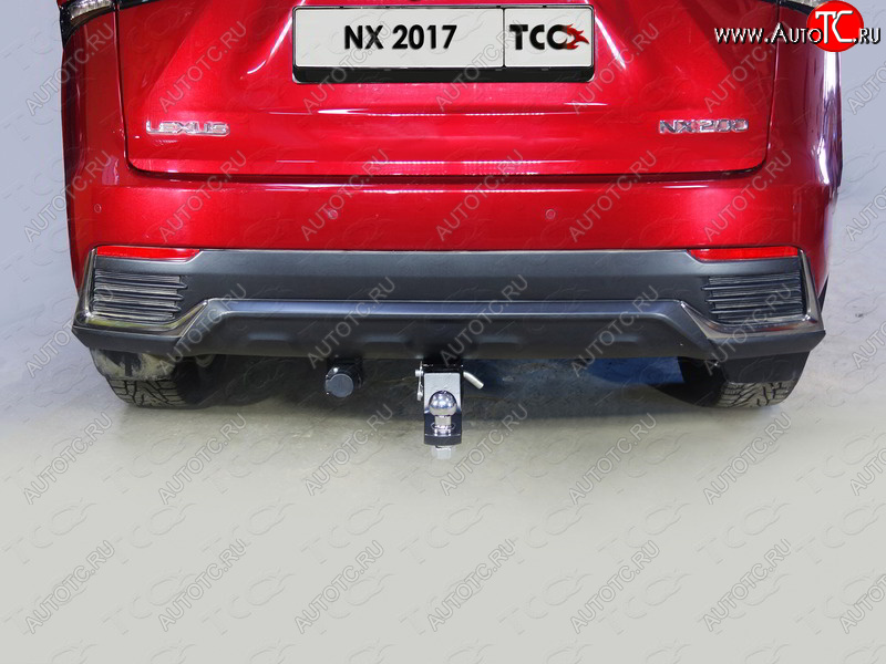 14 299 р. Фаркоп (тягово-сцепное устройство) (кроме F-Sport) ТСС Тюнинг  Lexus NX200  Z10 (2017-2021) рестайлинг (оцинкованный, шар E)  с доставкой в г. Владивосток