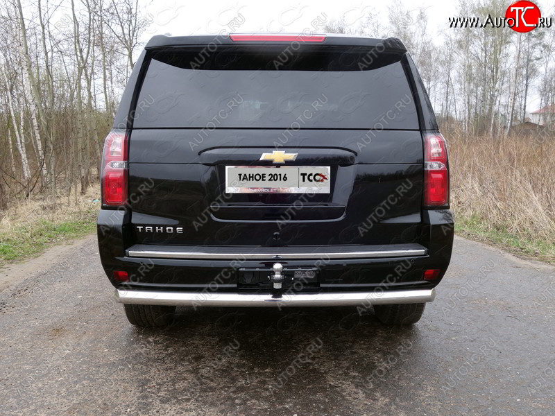 22 999 р. Защита задняя d76,1 мм ТСС Тюнинг Chevrolet Tahoe K2UC (2014-2021)  с доставкой в г. Владивосток