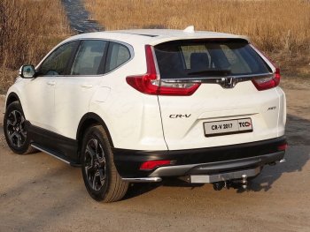 10 299 р. Защита заднего бампера (уголки, d42,4 мм) TCC Honda CR-V RW,RT дорестайлинг (2016-2020)  с доставкой в г. Владивосток. Увеличить фотографию 1