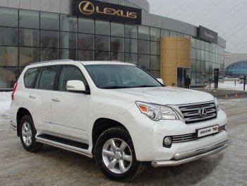 10 799 р. Декоративная вставка переднего бампера ТСС Тюнинг  Lexus GX460  J150 (2009-2013) дорестайлинг (d 16 мм)  с доставкой в г. Владивосток. Увеличить фотографию 1