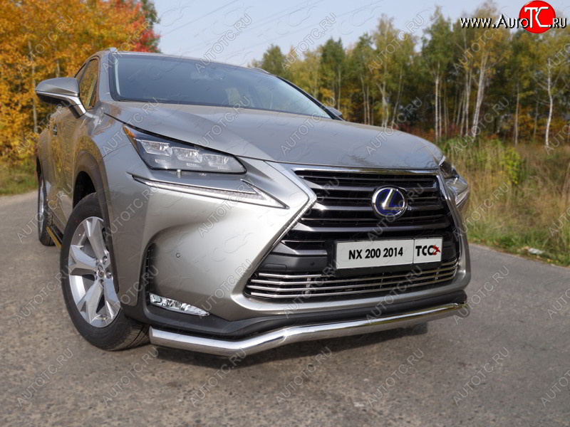 7 699 р. Декоративная вставка решетки радиатора (кроме F-Sport) ТСС Тюнинг  Lexus NX200  Z10 (2014-2017) дорестайлинг (d 12 мм)  с доставкой в г. Владивосток