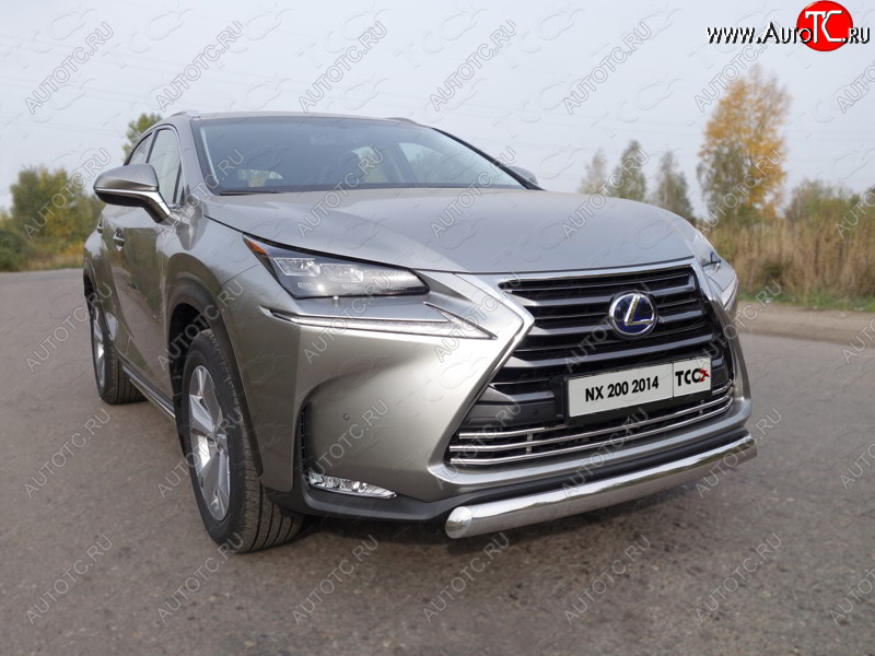 9 349 р. Декоративная вставка решетки радиатора (кроме F-Sport) ТСС Тюнинг  Lexus NX200  Z10 (2014-2017) дорестайлинг (d 16 мм)  с доставкой в г. Владивосток