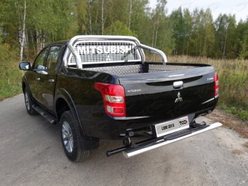 Защита кузова и заднего стекла (только для кузова) d 76,1 мм ТСС Тюнинг Mitsubishi (Митсубиси) L200 (л)  5 KK,KL (2015-2019) 5 KK,KL дорестайлинг