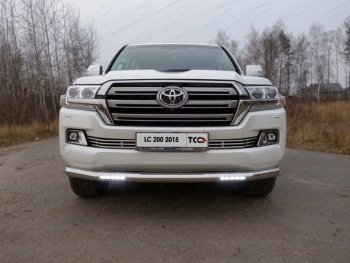 10 799 р. Декоративная вставка решетки радиатора (кроме EXECUTIVE) ТСС Тюнинг  Toyota Land Cruiser  200 (2015-2021) 2-ой рестайлинг (d 12 мм)  с доставкой в г. Владивосток. Увеличить фотографию 1