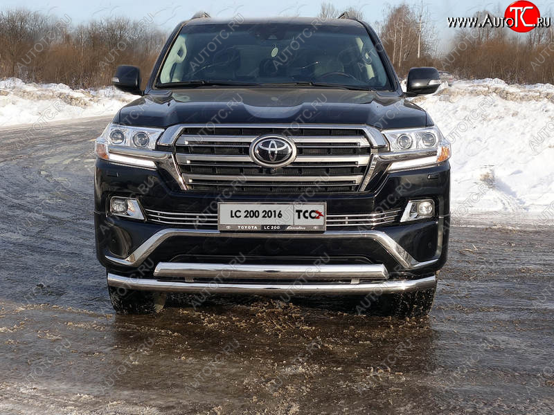 10 799 р. Декоративная вставка решетки радиатора EXECUTIVE ТСС Тюнинг  Toyota Land Cruiser  200 (2015-2021) 2-ой рестайлинг (d 12 мм)  с доставкой в г. Владивосток