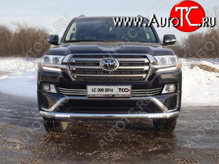 12 299 р. Декоративная вставка решетки радиатора (EXECUTIVE) ТСС Тюнинг  Toyota Land Cruiser  200 (2015-2021) 2-ой рестайлинг (d 16 мм)  с доставкой в г. Владивосток