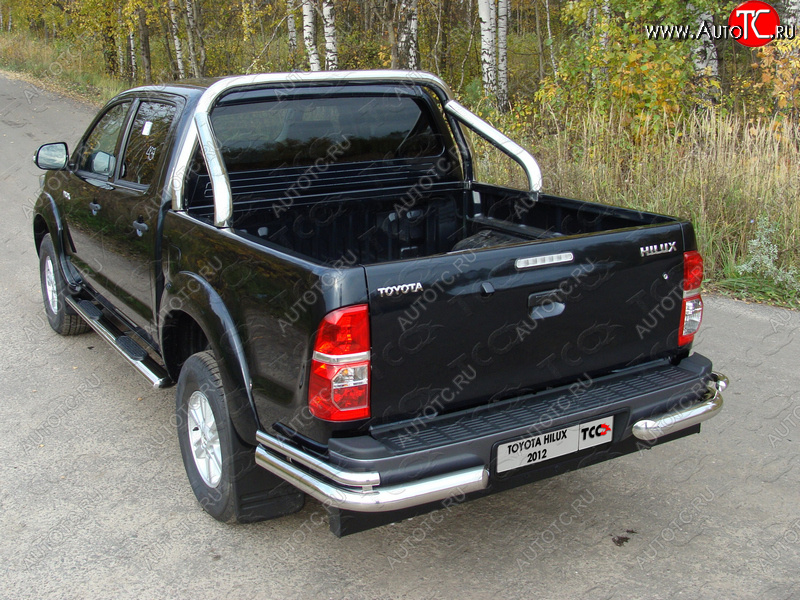 57 999 р. Защита кузова d76,1 мм (только для кузова) ТСС Тюнинг Toyota Hilux AN20,AN30  2-ой рестайлинг (2011-2016) (нержавейка)  с доставкой в г. Владивосток