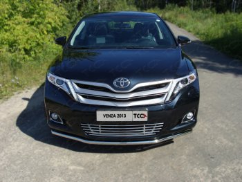 9 349 р. Декоративная вставка решетки радиатора ТСС Тюнинг  Toyota Venza  GV10 (2012-2016) рестайлинг (d 12 мм)  с доставкой в г. Владивосток. Увеличить фотографию 1