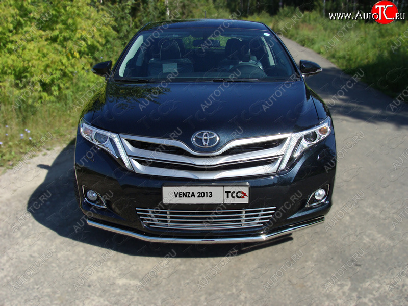 9 349 р. Декоративная вставка решетки радиатора ТСС Тюнинг  Toyota Venza  GV10 (2012-2016) рестайлинг (d 12 мм)  с доставкой в г. Владивосток