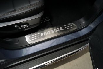 Накладки на пластиковые пороги, ТСС Тюнинг Haval (Хавал) Dargo (Дарго) (2022-2024)