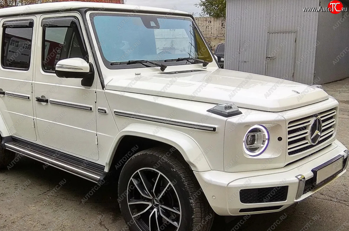 2 989 р. Дефлекторы окон SIM Mercedes-Benz G class W463 (2018-2024)  с доставкой в г. Владивосток