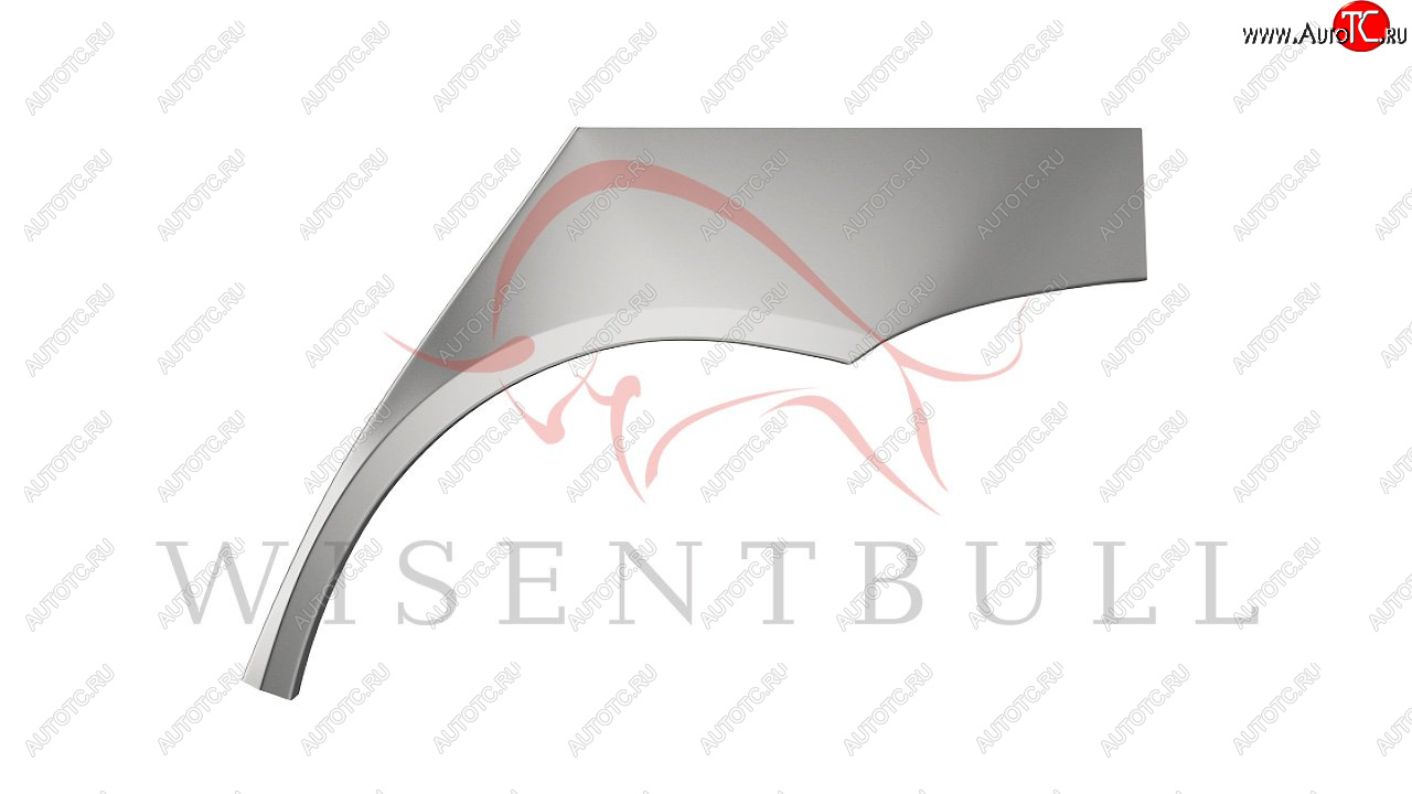 2 189 р. Левая задняя ремонтная арка (внешняя) Wisentbull  Лада Приора  2170 (2007-2018) седан дорестайлинг, седан рестайлинг  с доставкой в г. Владивосток