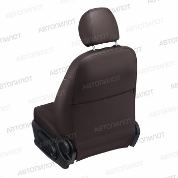 7 799 р. Чехлы сидений (экокожа) Автопилот Ромб  Geely Atlas Pro  NL3 (2019-2025) (шоколад)  с доставкой в г. Владивосток. Увеличить фотографию 4