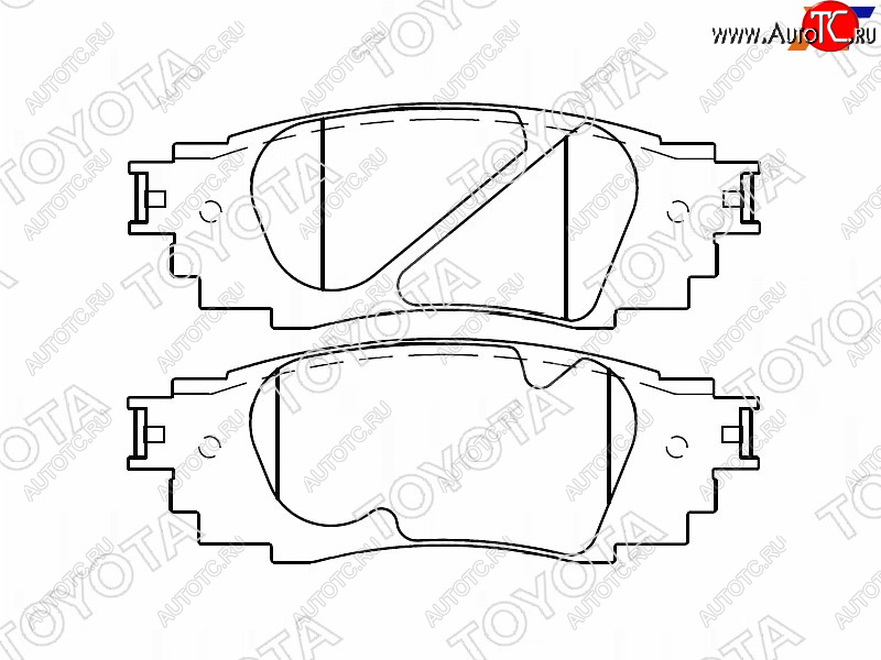 8 399 р. Колодки тормозные задние RH-LH SAT  Lexus RX350  AL20 (2015-2019), Lexus RX350L  AL20 (2017-2022), Lexus RX450  AL20 (2015-2019), Toyota Camry  XV70 (2017-2024)  с доставкой в г. Владивосток