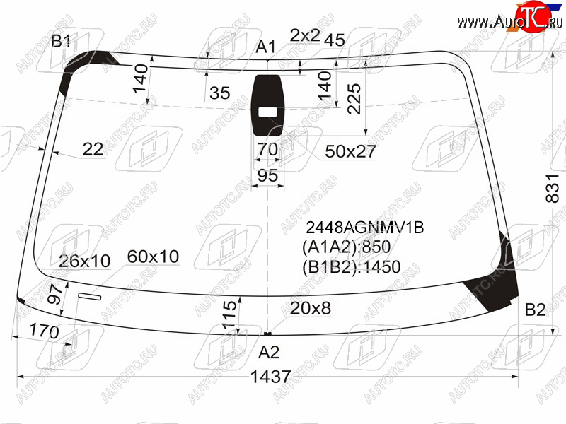 6 649 р. Стекло лобовое (Датчик дождя) BMW FUYAO BMW 1 серия E82 купе 1-ый рестайлинг (2007-2011)  с доставкой в г. Владивосток