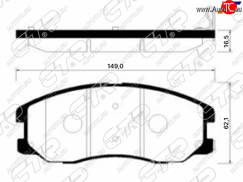 2 669 р. Колодки тормозные передние FL-FR SAT  Chevrolet Captiva (2006-2016), Opel Antara (2006-2015)  с доставкой в г. Владивосток