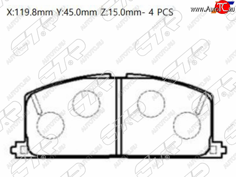 1 469 р. Колодки тормозные перед FL-FR SAT Toyota Corolla E210 седан дорестайлинг (2018-2022)  с доставкой в г. Владивосток