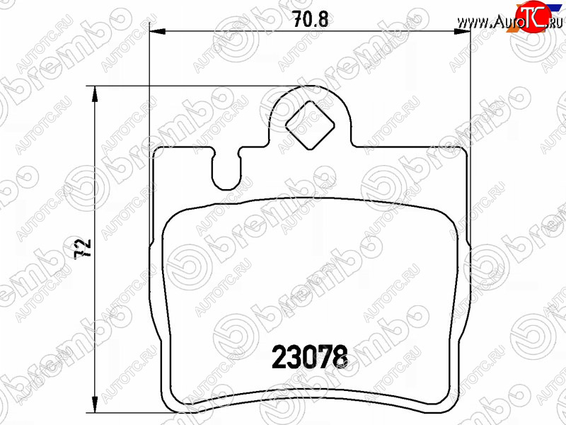 4 399 р. Колодки тормозные задние RH-LH SAT  Mercedes-Benz S class  W220 (1998-2005)  с доставкой в г. Владивосток