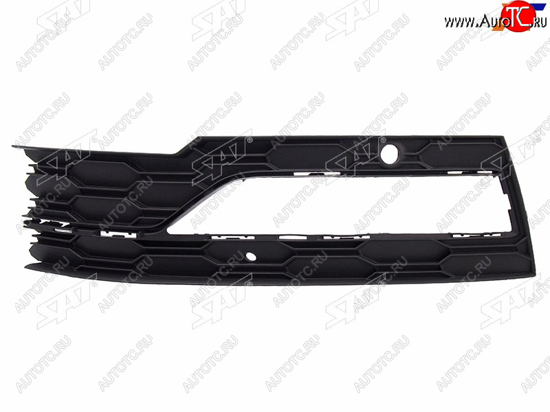 829 р. Левая оправа ДХО (под сонар) SAT  Skoda Octavia  A8 (2019-2022) универсал (молдинг хром)  с доставкой в г. Владивосток