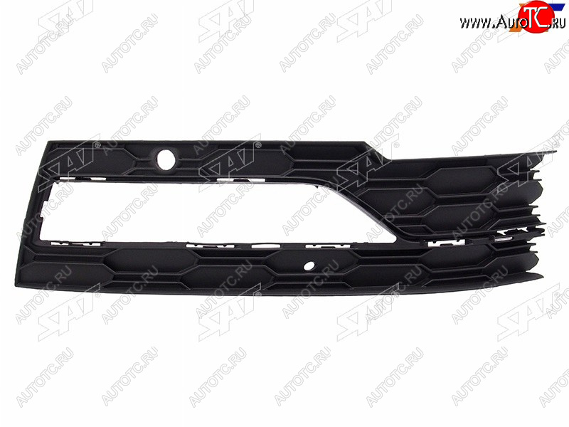 829 р. Правая оправа ДХО (под сонар) SAT  Skoda Octavia  A8 (2019-2022) универсал (молдинг хром)  с доставкой в г. Владивосток