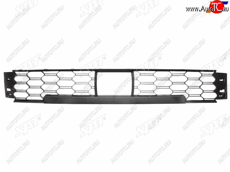 1 579 р. Нижняя решетка переднего бампера SAT  Skoda Rapid  MK2 (2019-2025) (под датчик дистанции)  с доставкой в г. Владивосток